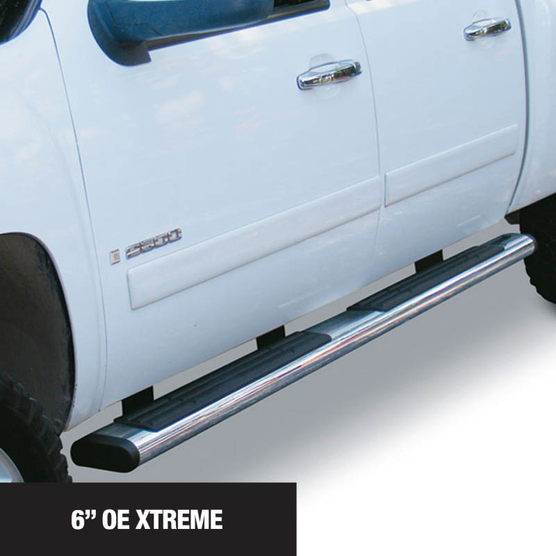 Go Rhino | 6" OE Xtreme Side Steps w/ Mounting Brackets Kit - Ram 1500 / 2500 / 3500 2002-2009