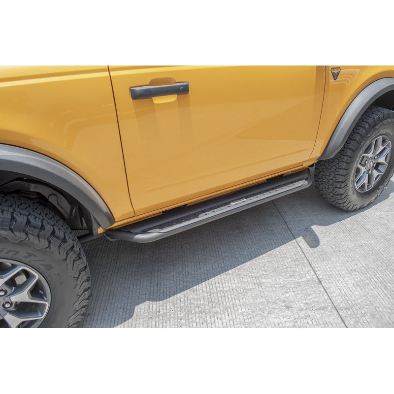 Go Rhino | Dominator Xtreme DS Side Steps w/ Mounting Bracket Kit - Bronco 2.3T / 2.7T / 3.0T 2021-2024