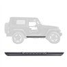 Go Rhino | V-Series V3 Aluminum Side Steps and Mounting Brackets Kit - Textured Black - Wrangler (JK) 3.6L / 3.8L 2007-2018