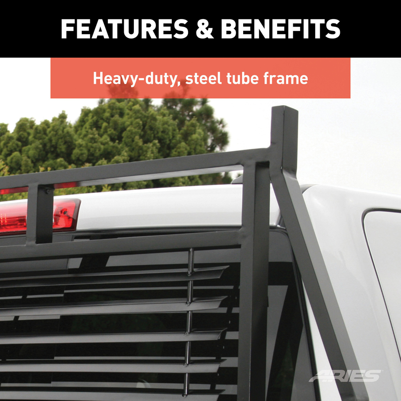ARIES | Classic Black Steel Headache Rack - F-150 2015-2020