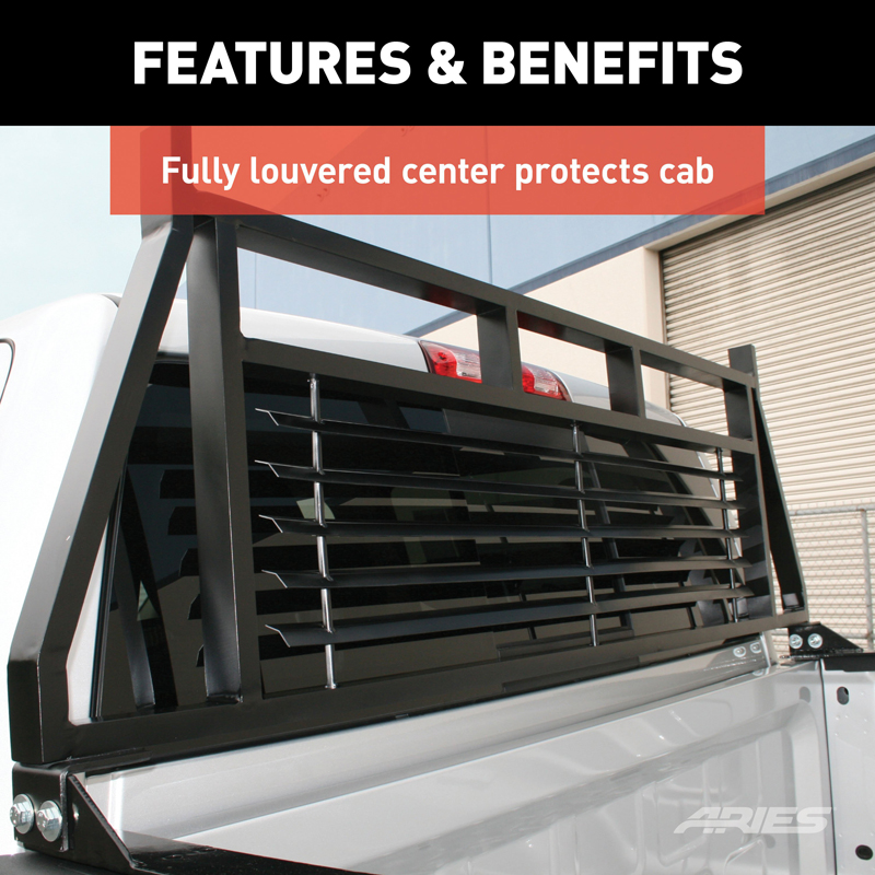 ARIES | Classic Black Steel Headache Rack - F-150 2015-2020