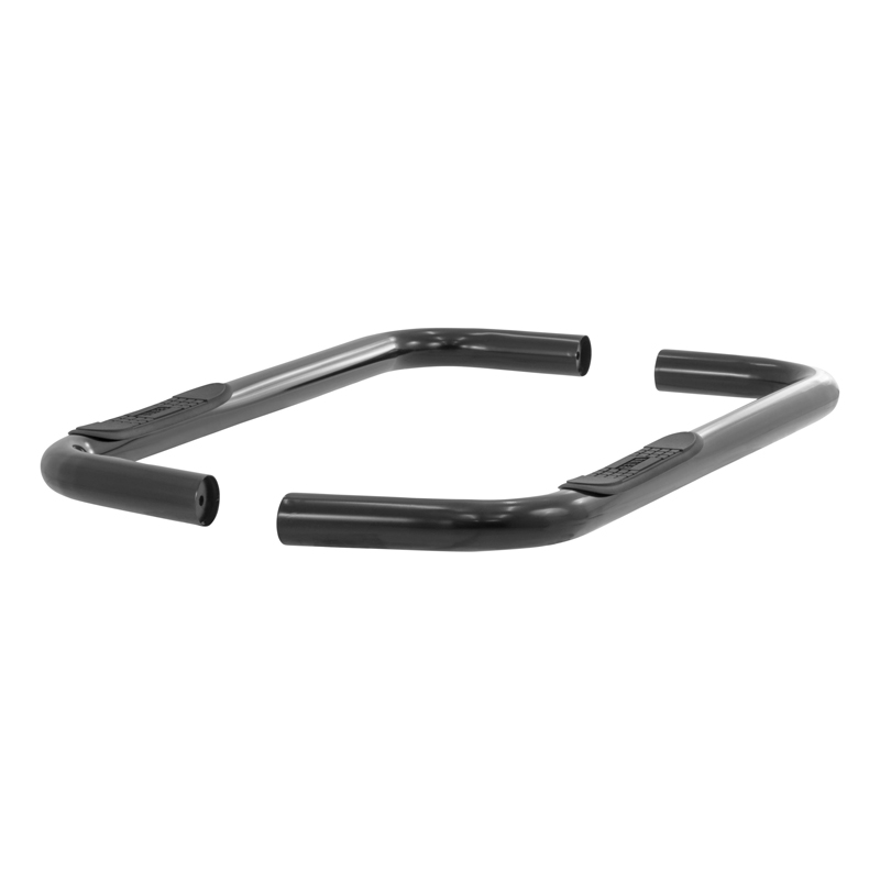 ARIES | 3" Round Black Steel Side Bars - Ranger 2000-2010