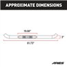 ARIES | 3" Round Black Steel Side Bars - Ranger 2000-2010