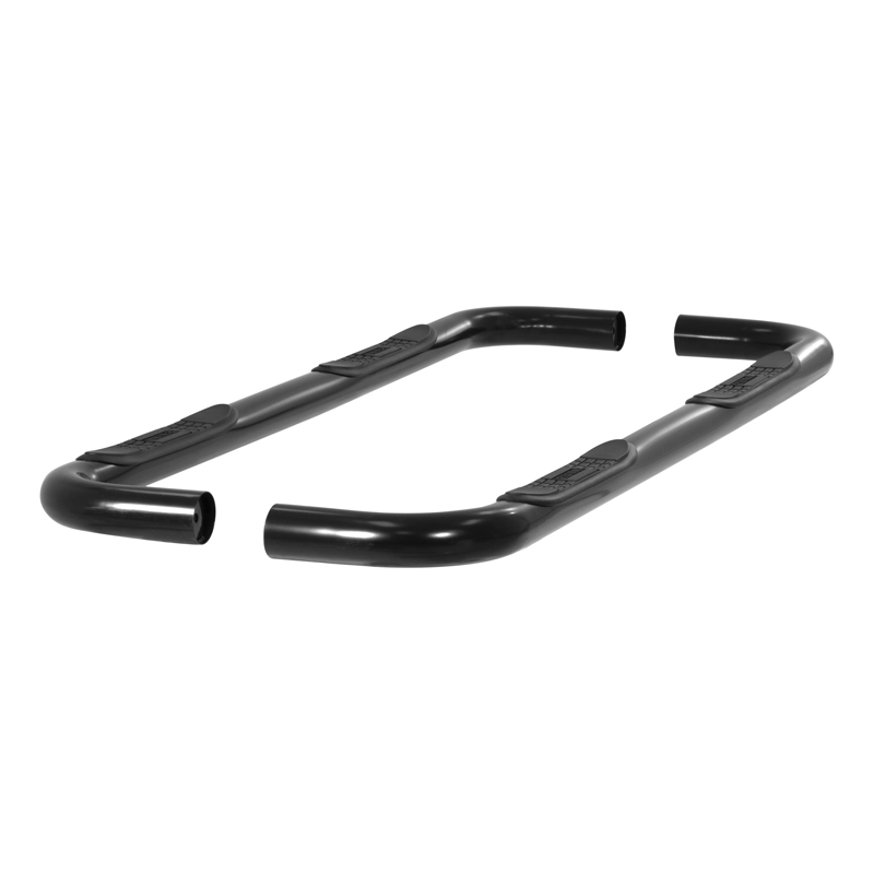 ARIES | 3" Round Black Steel Side Bars - Ram 1500 / 2500 / 3500 2002-2009