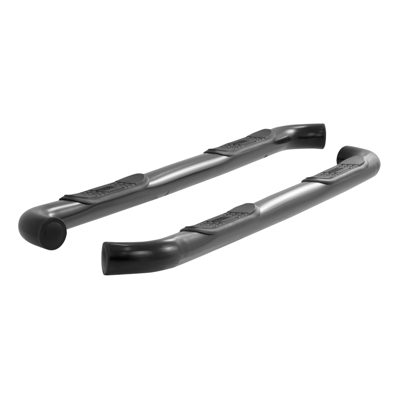 ARIES | 3" Round Black Steel Side Bars - Ridgeline 3.5L 2006-2014
