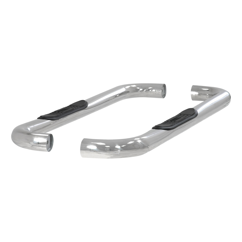 ARIES | 3" Round Polished Stainless Side Bars - Expedition 4.6L / 5.4L 2003-2006