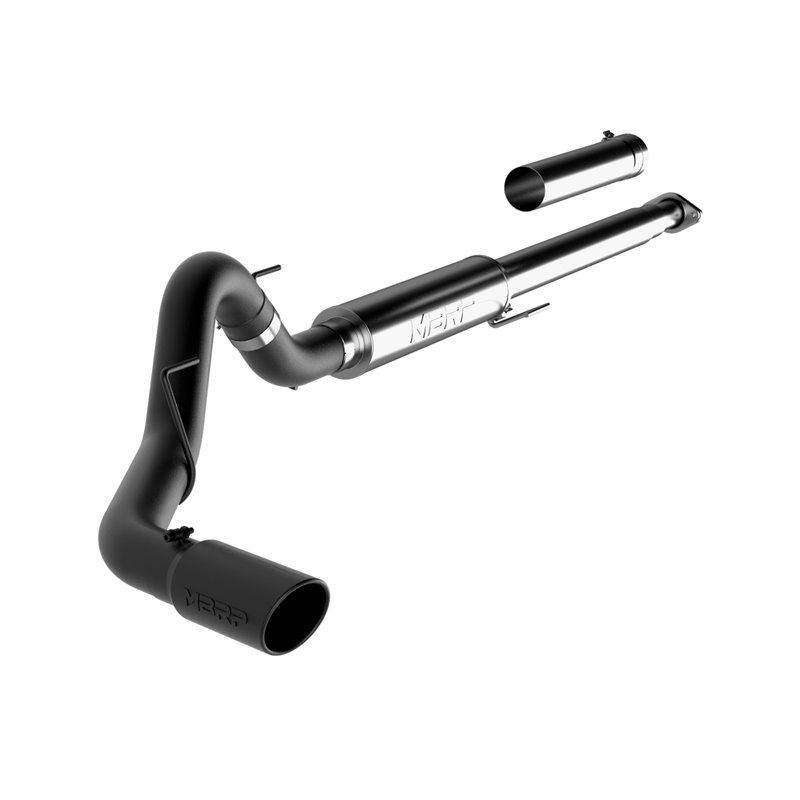 MBRP | Cat Back, Single 4 inch, BLACK - F-150 2.7T / 3.5T 2015-2020