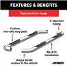 ARIES | 3" Round Polished Stainless Side Bars - Chevrolet / GMC 2019-2023