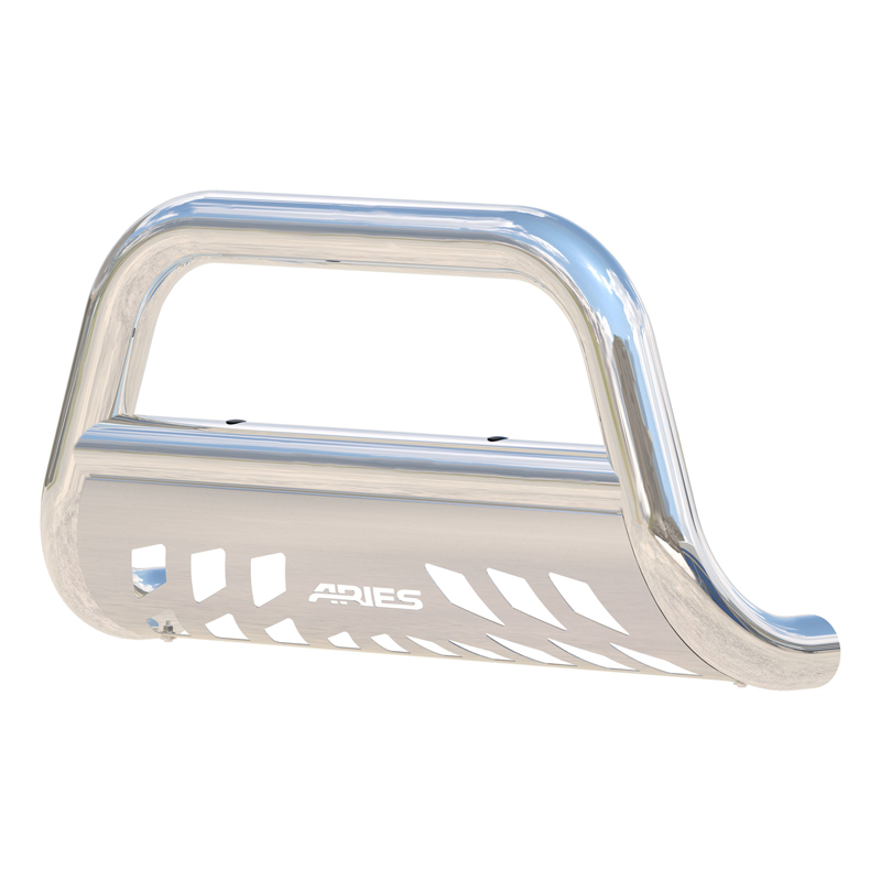 ARIES | 3" Polished Stainless Bull Bar - Cadillac / Chevrolet / GMC 2007-2020