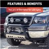 ARIES | 3" Polished Stainless Bull Bar - Cadillac / Chevrolet / GMC 2007-2020