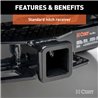 CURT | Class 3 Trailer Hitch, 2" Receiver - RX350 / RX450h 3.5L 2016-2022