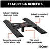 CURT | X5 Gooseneck-to-5th-Wheel Adapter Plate with Square Shank