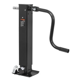 CURT | Direct-Weld Square Jack with Side Handle (12,000 lbs, 12-1/2" Travel)