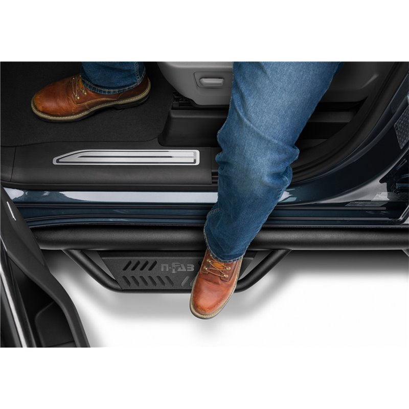 N-FAB | Podium LG Nerf Step - Cab Length (2 Steps) - Chevrolet / GMC 2019-2023