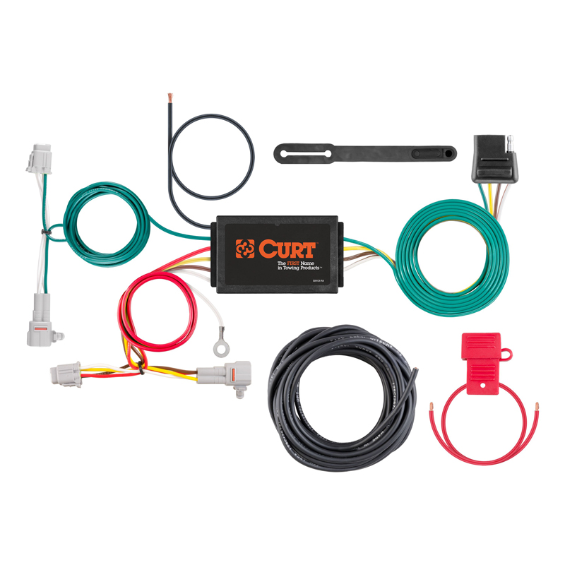 CURT | Custom Wiring Harness, 4-Way Flat Output - Impreza 2.0L / 2.5L 2017-2024