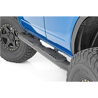 Rough Country | Oval Nerf Step Bar - Bronco 2.3T / 2.7T / 3.0T 2021-2024