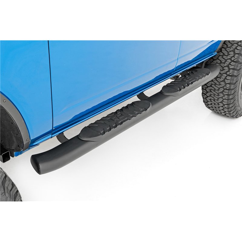 Rough Country | Oval Nerf Step Bar - Bronco 2.3T / 2.7T / 3.0T 2021-2024