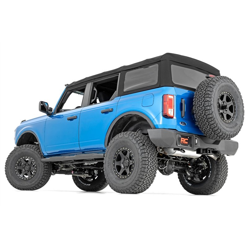 Rough Country | Oval Nerf Step Bar - Bronco 2.3T / 2.7T / 3.0T 2021-2024