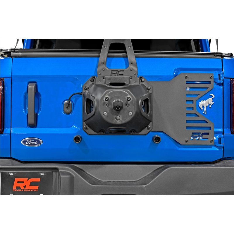 Rough Country | Spare Tire Relocation Bracket - Bronco 2.3T / 2.7T / 3.0T 2021-2024