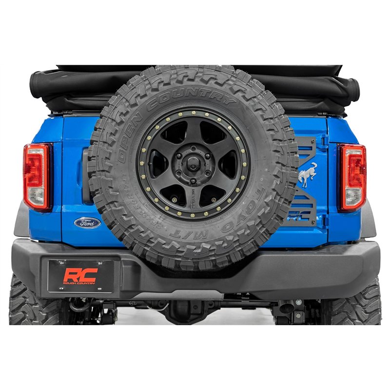 Rough Country | Spare Tire Relocation Bracket - Bronco 2.3T / 2.7T / 3.0T 2021-2024