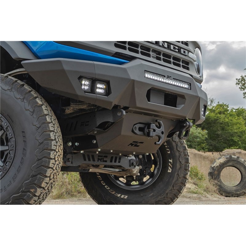 Rough Country | Hidden Winch Mounting Plate - Bronco 2.3T / 2.7T / 3.0T 2021-2024