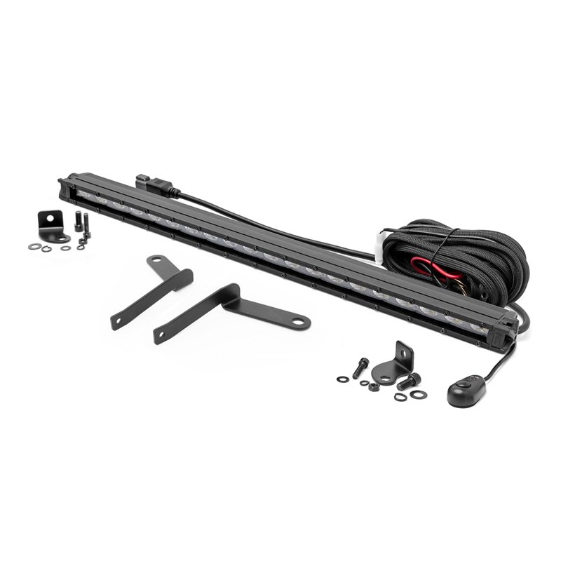 Rough Country | LED Light Bar Bumper Mounting Brackets - Tundra 3.5T 2022-2024