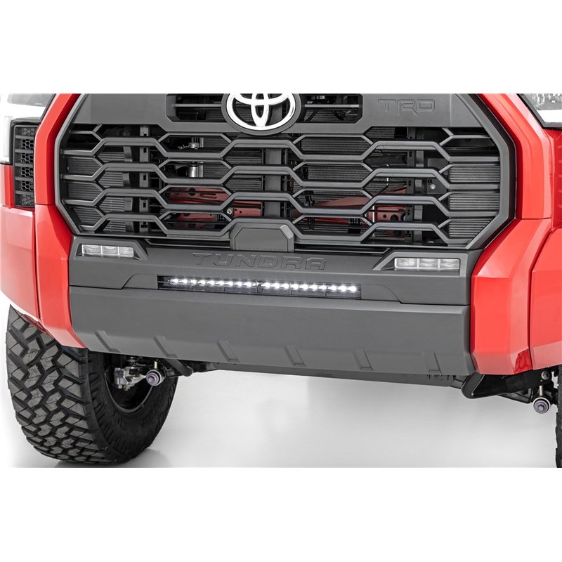 Rough Country | LED Light Bar Bumper Mounting Brackets - Tundra 3.5T 2022-2024