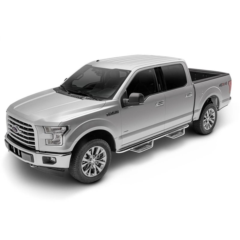 N-FAB | Podium SS Nerf Step - Cab Length (2 Steps) - Ram 1500 2019-2023