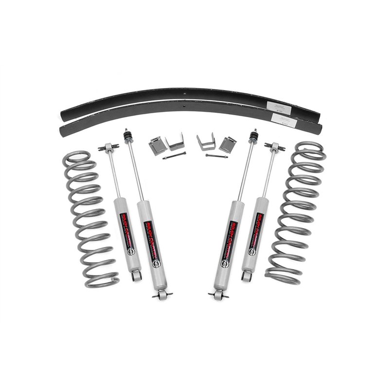 Rough Country | Suspension Lift Kit w/Shocks - Cherokee / Grand Cherokee 1984-2001