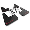 RallyArmor | Black UR Mud Flap Red Logo - GR Corolla 2023-2025