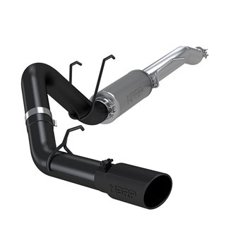 MBRP | Cat Back, Single Side 4 inch, BLACK - F-250 / F-350 6.2L / 7.3L 2017-2022