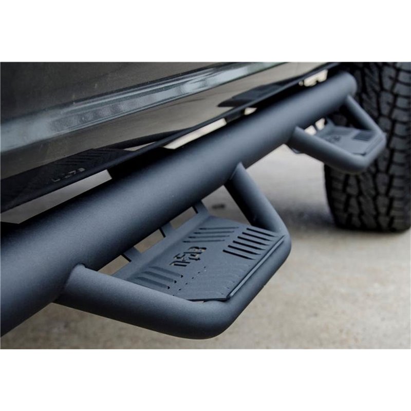 N-FAB | Podium LG Nerf Step - Cab Length (2 Steps) - F-250 / F-350 2000-2016