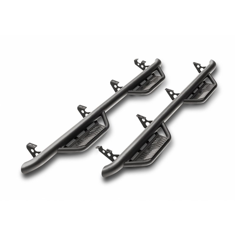 N-FAB | Podium LG Nerf Step - Wheel-to-Wheel (2 Steps) - Wrangler (4xe) / Wrangler (JL) 2018-2023