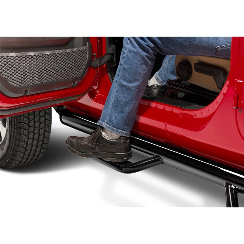N-FAB | Nerf Step - Wheel-to-Wheel (2 Steps) - Wrangler (4xe) / Wrangler (JL) 2018-2023