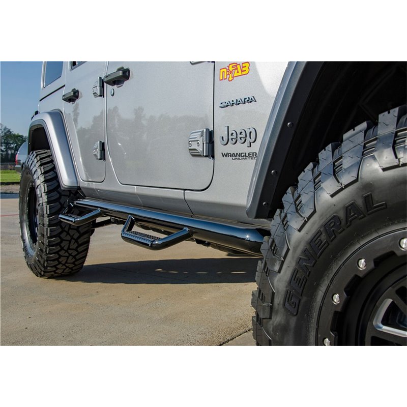 N-FAB | Nerf Step - Wheel-to-Wheel (2 Steps) - Wrangler (4xe) / Wrangler (JL) 2018-2023