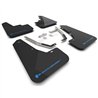 RallyArmor | Black UR Mud Flap Light Blue Logo - Crosstrek 2024-2025