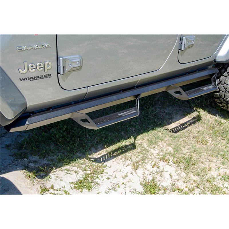 N-FAB | Predator Pro Nerf Step - Cab Length (2 Steps) - Wrangler (4xe) / Wrangler (JL) 2018-2023