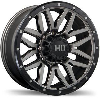 Fast HD | Menace 18x9.0 ET15 - Satin Gunmetal with Black Trim