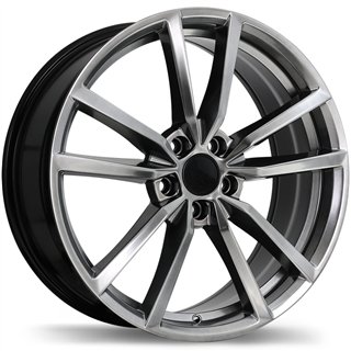 Replika | R195 18x8.0 ET45 - Dark Hyper Silver