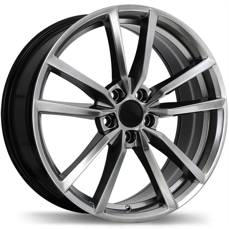 Replika | R195 18x8.0 ET45 - Dark Hyper Silver