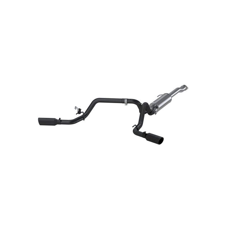 MBRP | Cat Back, Dual Split Side 3inch, BLACK - Tacoma 3.5L 2016-2023