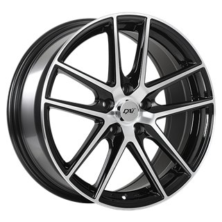 DAI | LEVEL 14x6.0 ET38 - Gloss Black - Machined Face