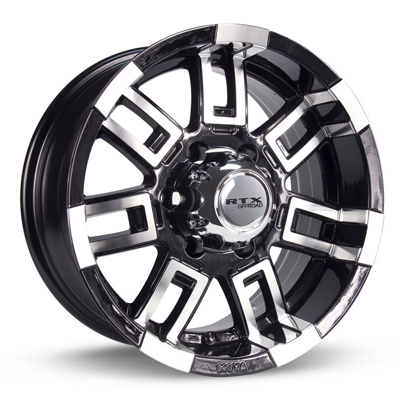 RTX | Crush 16x8.0 ET12 - Black Machined