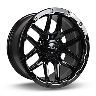 RTX | Volcano 18x9.5 ET-10 - Gloss Black Milled Edge
