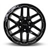 RTX | Volcano 18x9.5 ET-10 - Gloss Black Milled Edge