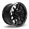 RTX | Volcano 18x9.5 ET-10 - Gloss Black Milled Edge