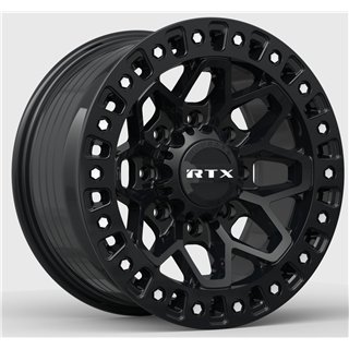 RTX | Zion 20x9.0 ET20 - Gloss Black Milled Rivets