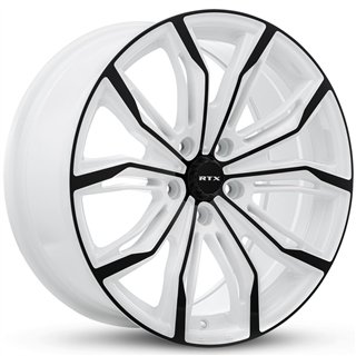 RTX | Black Widow 18x8.0 ET42 - White & Black