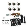KC HiLiTES | KC Cyclone V2 LED Rock Light-6-Light System-Clear-5W Flood Beam