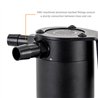 Mishimoto | Baffled Oil Catch Can, PCV Side, fits Subaru BRZ/Toyota GR86 2022+ - BRZ / GR86 10th Anniversary Special Edition 2.4